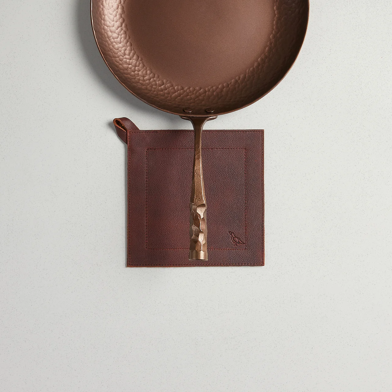 Full Grain Leather Potholder - Image 5